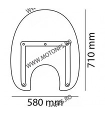 Parbriza Windshield PUIG AMERICA III 5962W transparent DAELIM, HONDA, KAWASAKI, SUZUKI, TRIUMPH, YAMAHA 140.5962W Puig Parbri...