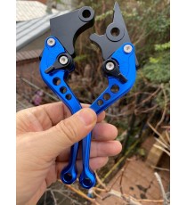 HONDA	CBR125 2004-2019 Manete Scurte Ambreiaj Frana Classic Albastru MSALBT-F25/CB125  Manete CNC Dedicat Honda 150,00 lei 13...