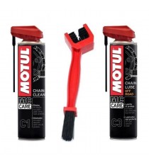 MOTUL - Set C1 / C3, curatare si ungere splay lant OFFROAD MTL-SET5 MOTUL MOTUL  Curatare Lanturi 128,00 lei 115,20 lei 107,5...