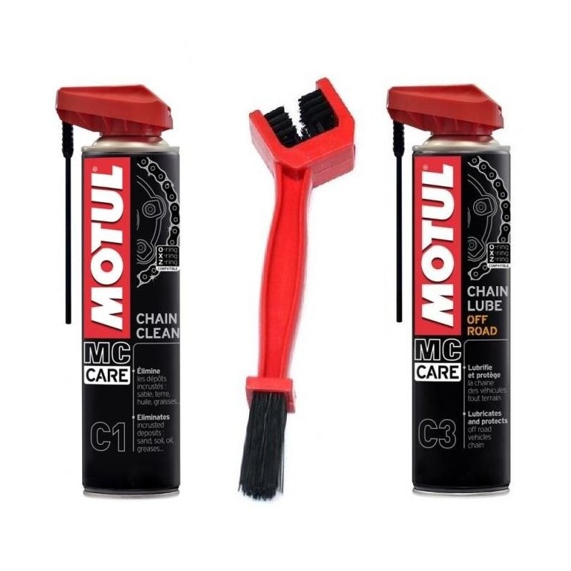 MOTUL - Set C1 / C3, curatare si ungere splay lant OFFROAD MTL-SET5 MOTUL MOTUL  Curatare Lanturi 128,00 lei 115,20 lei 107,5...