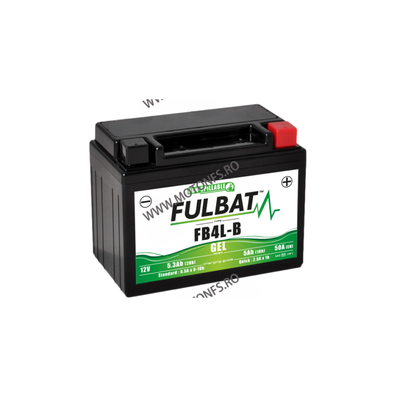 Baterie cu gel FULBAT FB4L-B GEL (High Capacity) (YB4L-B GEL) 700.550916 FULBAT FULBAT Baterie 124,00 lei 111,60 lei 104,20 l...