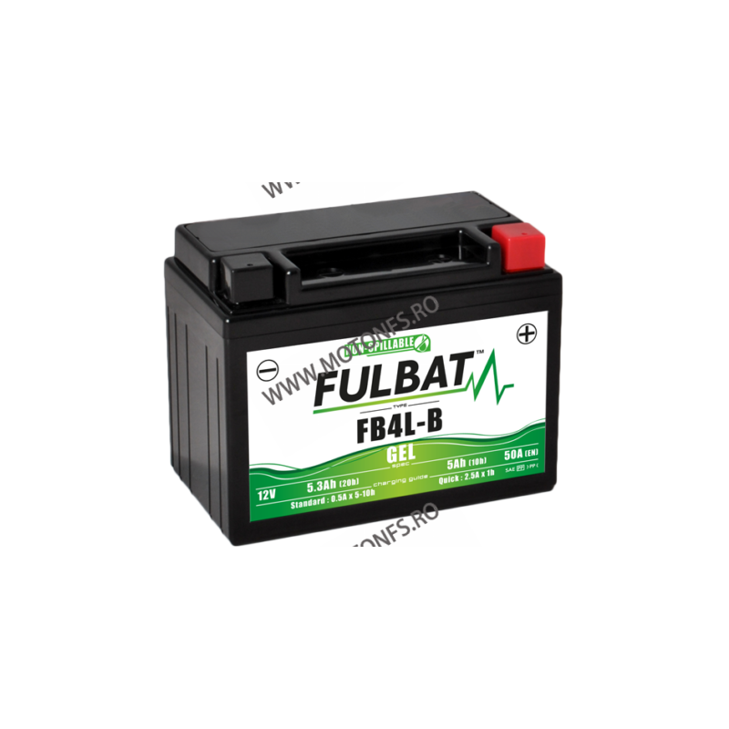 Baterie cu gel FULBAT FB4L-B GEL (High Capacity) (YB4L-B GEL) 700.550916 FULBAT UNIBAT Acumulator 124,00 lei 111,60 lei 104,2...