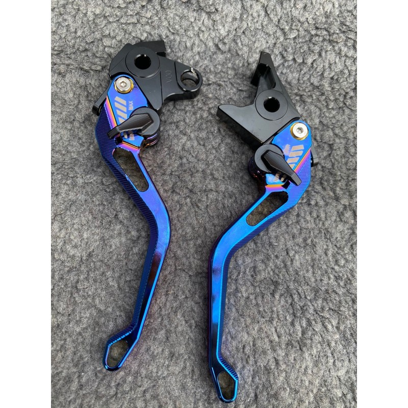 VF750S SABRE VFR750 VFR800/F VTR1000F / FIRESTORM CBF1000 STX1300 Honda Manete Scurte Ambreiaj Frana 5D Iridium MS5DIRD-F18 /...