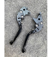 VFR1200/F 2016-2017 CBF1000/A CB1100/GOP SPECIAL CB1300SF Honda Manete Prelungite Si Rabatabile Ambreiaj Frana Negru MRBNE-F1...