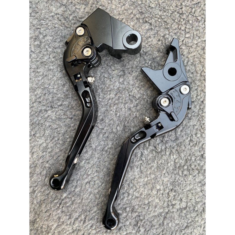 ZX6R ZX9R ZX10R Z1000 (Z750 2007-2012not Z750S ) Kawasaki Manete Ambreiaj Frana PRELUNGITE RABATABILE , Pentru 3 Sau 4 Degete...