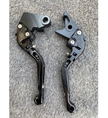 ZX6R ZX9R ZX10R Z1000 (Z750 2007-2012not Z750S ) Kawasaki Manete Ambreiaj Frana PRELUNGITE RABATABILE , Pentru 3 Sau 4 Degete...