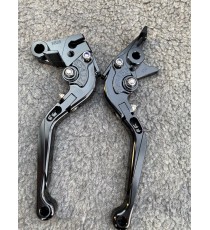 ZX6R ZX9R ZX10R Z1000 (Z750 2007-2012not Z750S ) Kawasaki Manete Ambreiaj Frana PRELUNGITE RABATABILE , Pentru 3 Sau 4 Degete...