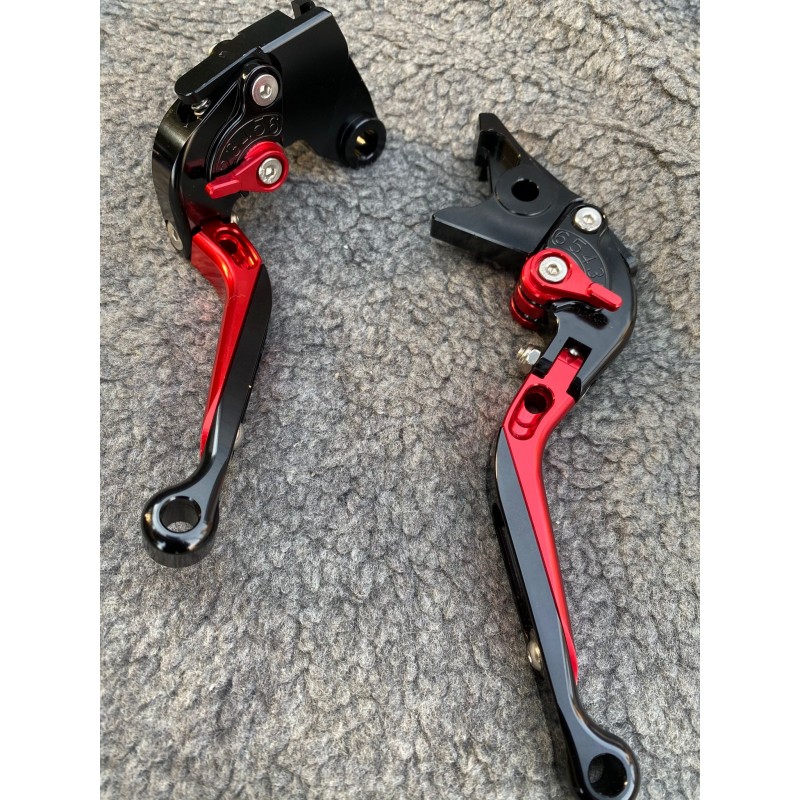 ZX6R ZX9R ZX10R Z1000 (Z750 2007-2012not Z750S ) Kawasaki Manete Ambreiaj Frana PRELUNGITE RABATABILE , Pentru 3 Sau 4 Degete...