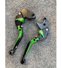 ZX6R ZX9R ZX10R Z1000 (Z750 2007-2012not Z750S ) Kawasaki Manete Ambreiaj Frana PRELUNGITE RABATABILE , Pentru 3 Sau 4 Degete...