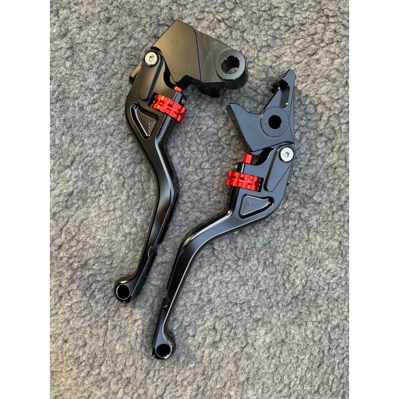 ZX6R ZX9R ZX10R Z1000 (Z750 2007-2012not Z750S ) Kawasaki Set Manete Scurte 3D Roller Adjuster M3DNE-F14/K828  Manete CNC Ded...