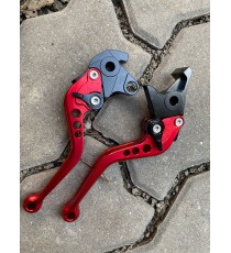 VF750S SABRE VFR750 VFR800/F VTR1000F / FIRESTORM CBF1000 STX1300 Manete Scurte Ambreiaj Frana Classic Rosu MSRO-F18/V00  Man...