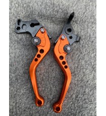 390 Duke/RC390 200 Duke/RC200 RC125 RC125/125 Duke KTM BAJAJ Husqvarna Manete Scurte Ambreiaj Frana Classic Portocaliu MSPOT-...