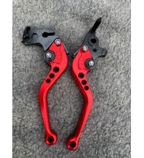 390 Duke/RC390 200 Duke/RC200 RC125 RC125/125 Duke KTM BAJAJ Husqvarna Manete Scurte Ambreiaj Frana Classic Rosu MSROS-FK12/D...