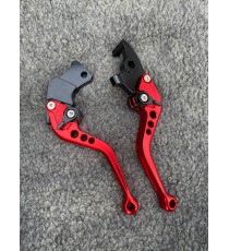 390 Duke/RC390 200 Duke/RC200 RC125 RC125/125 Duke KTM BAJAJ Husqvarna Manete Scurte Ambreiaj Frana Classic Rosu MSROS-FK12/D...