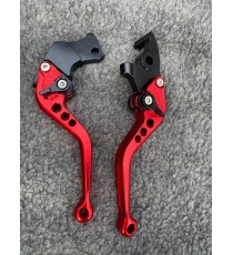 390 Duke/RC390 200 Duke/RC200 RC125 RC125/125 Duke KTM BAJAJ Husqvarna Manete Scurte Ambreiaj Frana Classic Rosu MSROS-FK12/D...