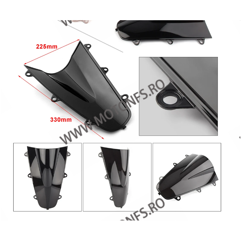 CBR1000RR 2017-2018 2019 Honda Parbriz Double Bubble Fumuriu NVQO8 NNR2F  Parbriza Fumuriu Motonfs 150,00 lei 120,00 lei 126,...