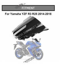 YZF R3 R25 2015 2016 2017 2018 Yamaha Parbriz Double Bubble Fumuriu LY6NU LY6NU  Parbriza Fumuriu Motonfs 150,00 lei 120,00 l...