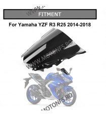 YZF R3 R25 2015 2016 2017 2018 Yamaha Parbriz Double Bubble Fumuriu LY6NU LY6NU  Parbriza Fumuriu Motonfs 150,00 lei 150,00 l...
