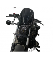 Parbriz universal fumuriu moto naked Honda CB400 CB750 Kawasaki Yamaha Suzuki SV650 3KRKF 3KRKF  Parbriz universal / Inaltato...