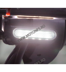 Set 2 Semnale Universale Pe Led Material Aluminiu Omologat E24 ,montaj la ghidon sau oglinzi 6OHLS  Semnale Moto Ascendent Se...