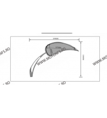 Set 2 Buc oglinzi racing Universal Prindere suruburi Negru 8mm / 10mm Cod SF002 SF002  Oglinzi Retrovizoare Universale 110,00...