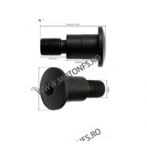 16mm Set 2 Buc Adaptor ghidon Pentru Oglinda Capete De Ghidon Yamaha Negre P20013-1  FZ6 Fazer 85,00 lei 85,00 lei 71,43 lei ...