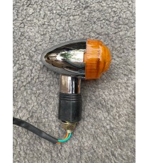 Set 2 Buc Semnale Chrom Cu BEC Semnalizatoare Moto Cafe Racer Bobber Chopper Retro 2NH6G  Semnal Universale Cafe Racer Choppe...