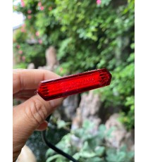 Stop Frana Mini LED / Lampa Spate /Geam Rosu Omologat E24 Moto Universal Cafe Racer Yamaha Kawasaki Honda Suzuki LY0262300R  ...