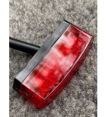 Stop Frana Mini LED / Lampa Spate /Geam Rosu Omologat E24 Moto Universal Cafe Racer Yamaha Kawasaki Honda Suzuki LY0262300R  ...
