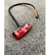 Stop Frana Mini LED / Lampa Spate /Geam Rosu Omologat E24 Moto Universal Cafe Racer Yamaha Kawasaki Honda Suzuki LY0262300R  ...