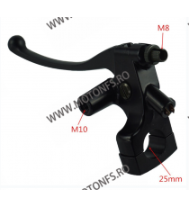 VT600 VT750 VT1100 VT1300 Honda Shadow Manetă Ambreiaj Moto Universală 25mm, Cu Suport Oglindă M10, Reglaj M8, Negru TZJZ-N  ...