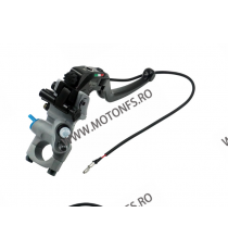 22MM Set 2Buc Levier Lungi Rabatare Frana Hydraulic Si Maneta Ambreiaj + Rezervor Lichid Racing Universal T48XO  Maneta Cu Pr...