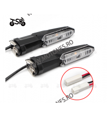 ER-6N ER-6F Ninja Versys ZX-6R ZX-10R ZX-25R Kawasaki Set 2Buc Semnalizare Cu LED Pentru Carena Omologat TSK-0790200AL  Semna...
