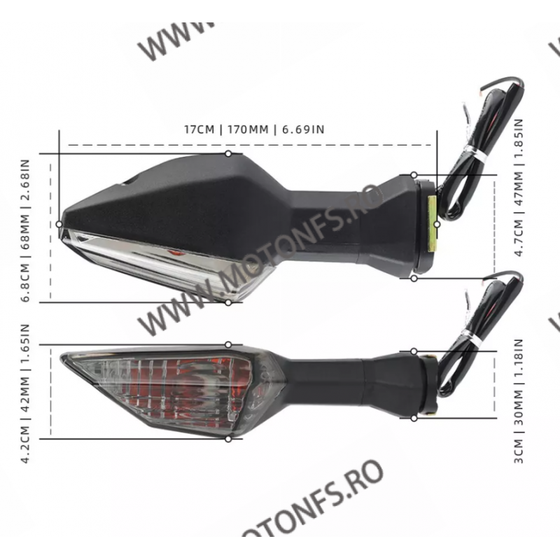 KLR650 VERSYS-X 300 KLE650 1000 ER6N Kawasaki Set 2Buc Semnalizare KLR650 VERSYS-X 300 KLE650 1000 ER6N Kawasaki Set 2Buc Semnalizare