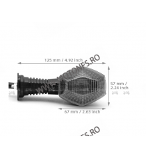 DL 650 V-Strom 2004-2011 DL 1000 V-Strom 2006-2012 Suzuki Set 2Buc Semnalizare Spate Cu Bec TSK-1230101A-N  Semnalizare Dedic...