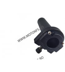 25mm Acceleratie Aluminiu Pentru Ghidon moto/ scuter/ ATV Cafe Racer Chopper Harley Negru / Crom S1XXL  Acceleratie 75,00 lei...