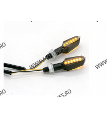 Set 2 Buc Semnalizare Semnale Duble Face LED universale M10 CW0DE CW0DE  Semnalizare Moto LED Universale 45,00 lei 45,00 lei ...