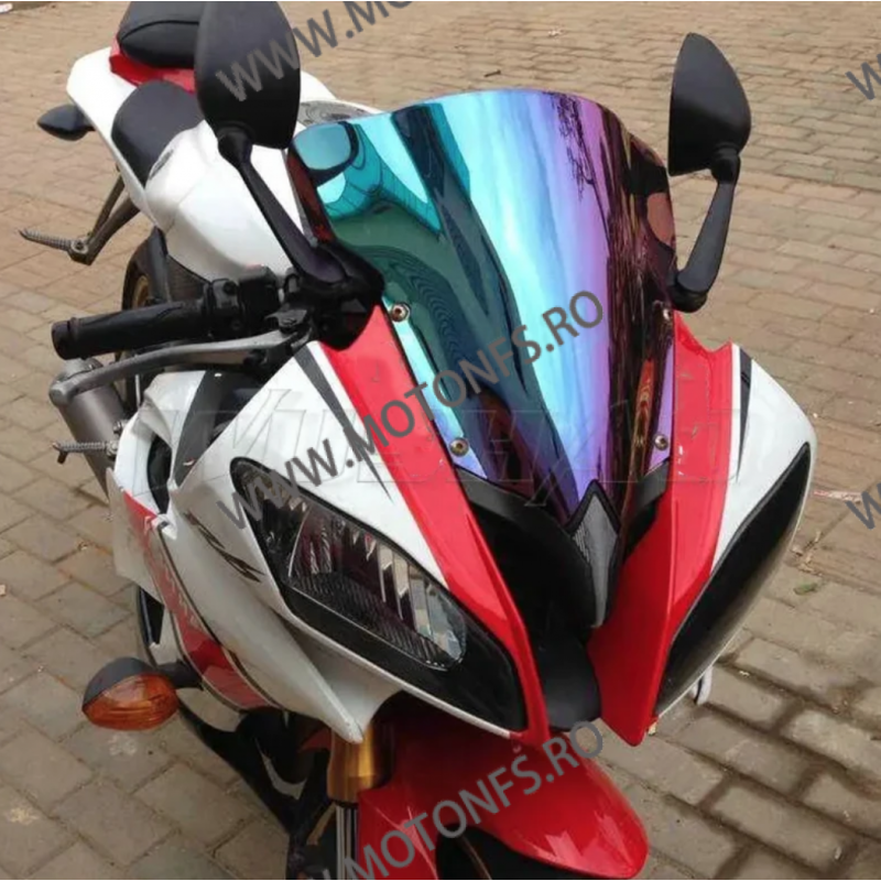 R6 2008 2009 2010 2011 2012 2013 2014 2015 2016 Parbriz Double Bubble  Culoare :IRIDIUM YAMAHA PRBI7012 PRBI7012  R6 2008-201...