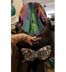 GSX600F GSX750F Katana 1998 1999 2000 2001 2002 2003 2004 2005 2006 2007 2008 Parbriz Double Bubble Iridium Suzuki W9W3F  Par...