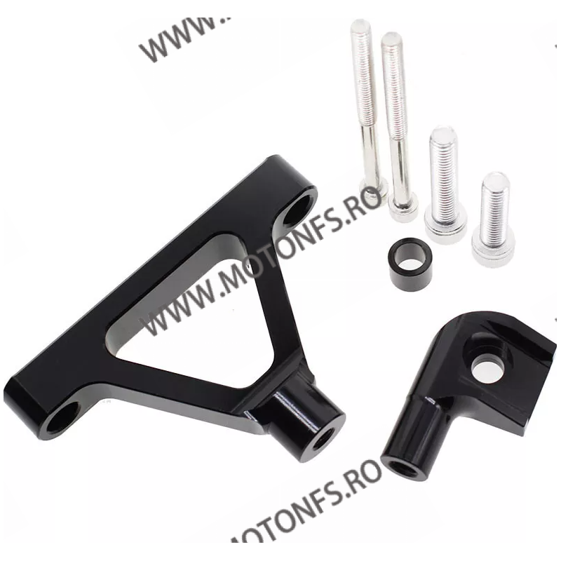 ZX6R 2007 2008 ZX10R 2004 2005 KAWASAKI KIT COMPLET MONTAJ + AMORTIZOR ANTIVOBLAJ GHIDON CNC AMG1055  Amortizor Ghidon 390,00...