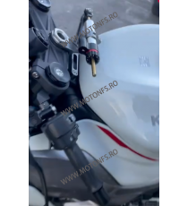 ZX6R ZX636 2009 2010 2011 2012 2013 2014 2015 2016 2017 - 2025 KAWASAKI KIT COMPLET MONTAJ + AMORTIZOR ANTIVOBLAJ GHIDON CNC ...