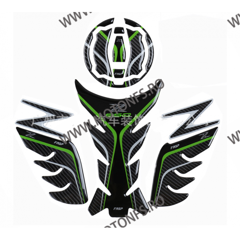 Z650 2017 2018 2019 2020 2021 2022 2023 2024  Kawasaki Kit Protectii Buson Rezervor Tank Pad NM10X  Protectie Rezervorul 125,...