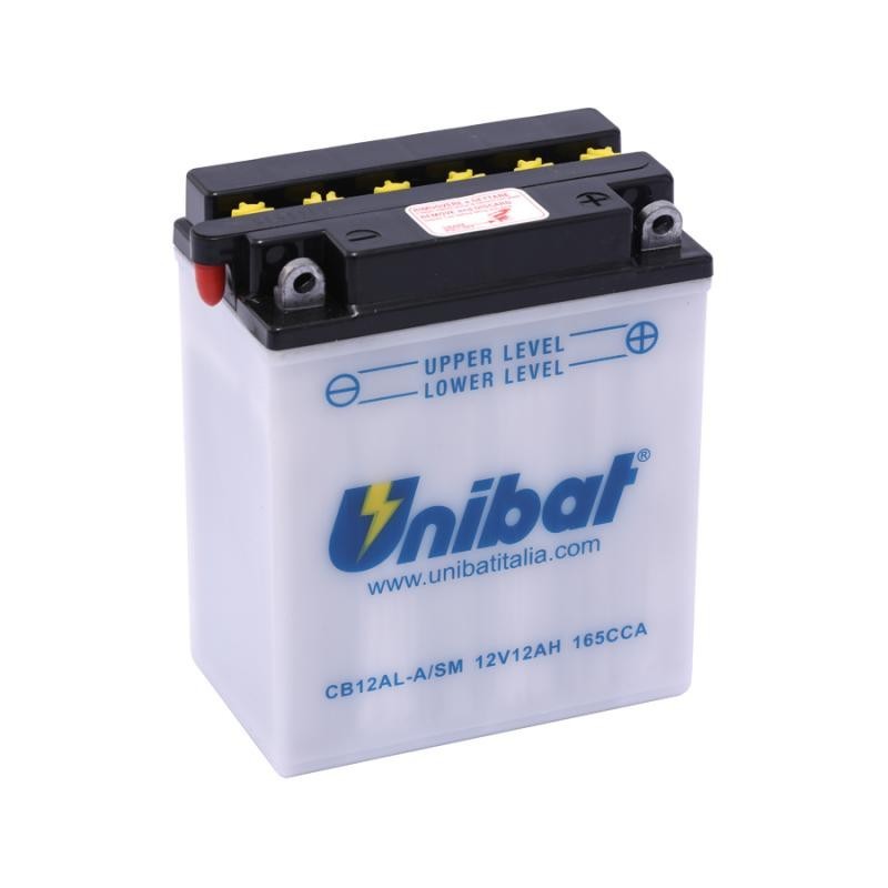 UNIBAT - Acumulator cu intretinere CB12AL-A-SM (Yuasa: YB12AL-A) l/w/h 135 x 81 x 161 U295-248-SM UNIBAT UNIBAT Acumulator 27...
