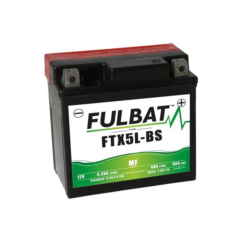 FTX5L-BS Baterie fara intretinere FULBAT (YTX5L-BS) 700.550618 FULBAT FULBAT Baterie 127,00 lei 101,60 lei 106,72 lei 85,38 l...