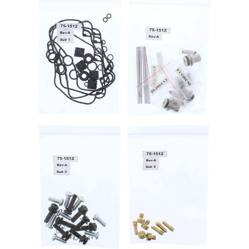 kit reparatie carburator 26-1708 ALLBALLS - 053-2141  ALLBALLS - Kit Reparatie Carburator 569,00 lei 569,00 lei 478,15 lei 47...