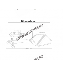 YZF R3  2014-2021 YZF R25 2014-2018 Yamaha SET 2 BUC OGLINZI SUZUKI STANGA DREAPTA 7ADYL  Oglinzi Retrovizoare Dedicat 145,00...