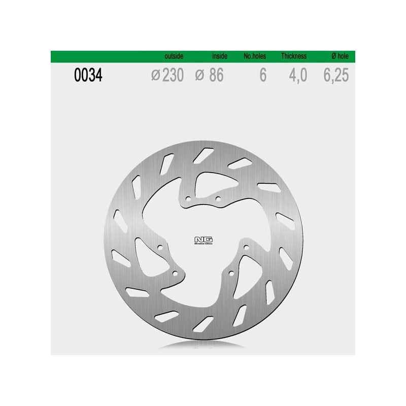 NG - Disc frana (fata) NG034 - YAMAHA YZ 1985-1988 510-0034 NG BRAKE DISC NG Discuri Frana 309,60 lei 309,60 lei 260,17 lei 2...