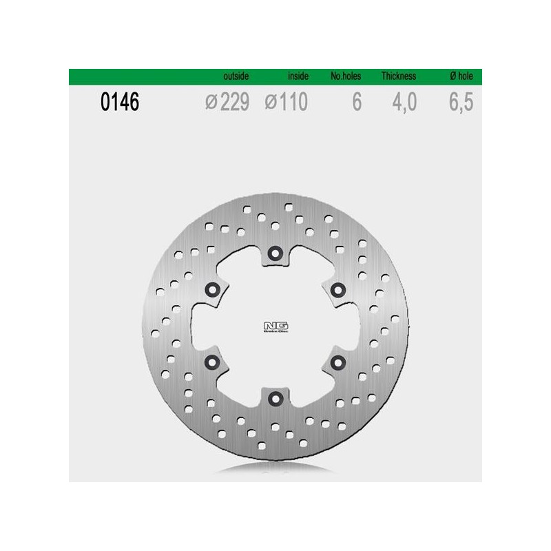 NG - Disc frana NG146 - CAGIVA MITO 125-610 1995-2006 510-0146 NG BRAKE DISC NG Discuri Frana 317,00 lei 317,00 lei 266,39 le...