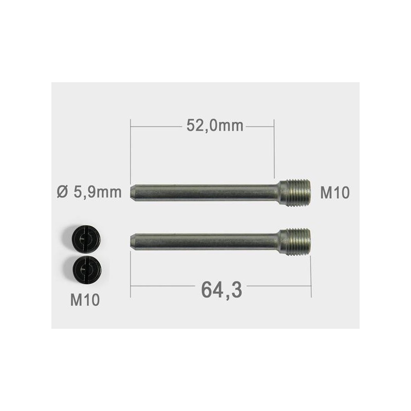 TOURMAX - Kit BOLTURI ETRIER (2 BOLTURI SI 2 PIULITE) - PPS-901 595-7301 / 717.32.89 ALL BALL RACING Tourmax - Kit Bolturi Et...
