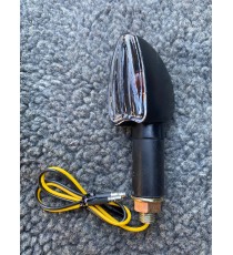 SET 2 BUC SEMNALIZARE BEC TRIUNGHIULARE, BRAT LUNGI, 12V 21W OMOLOGAT GEAM TRANSPARENT  FILET M10 CARCAS PLASTIC SB-CLI7008 L...